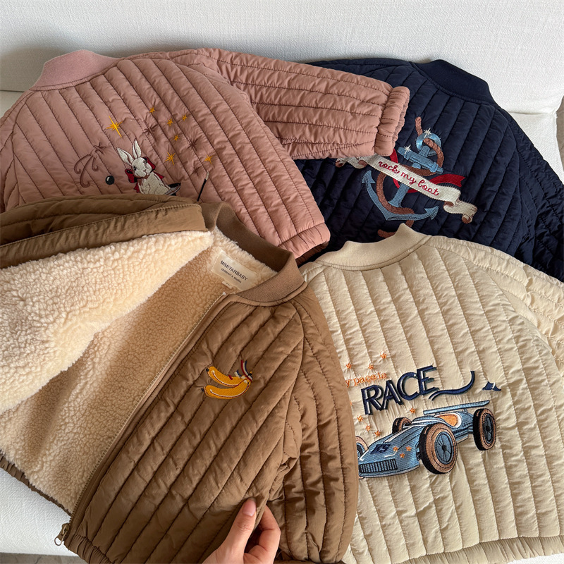 25冬季新款童装儿童棉服羊羔绒