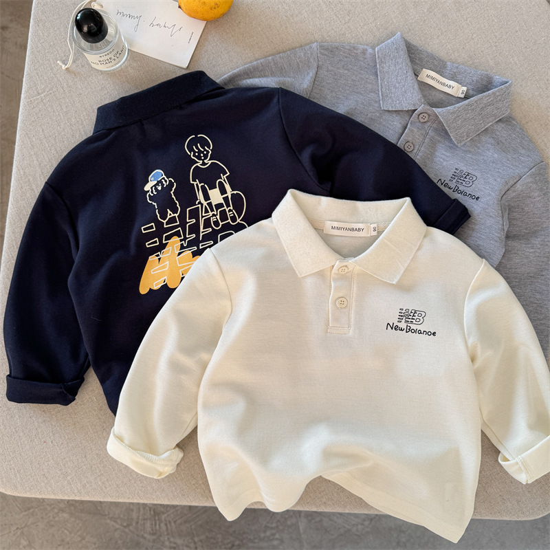 2025春季新款童装儿童polo衫