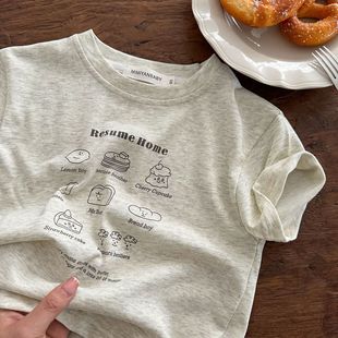 宝宝短袖T恤卡通纯棉T薄款可爱2026夏季新款男童女童夏装半袖体恤