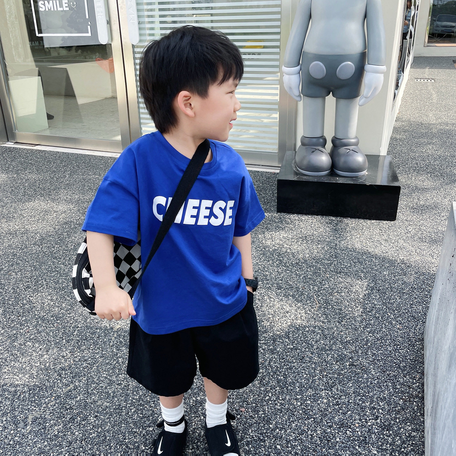 男童夏装短袖T恤字母印花痞帅童装韩版2025新款宝宝圆领打底衫t潮,童装/婴儿装/亲子装,T恤,淘宝优惠券,粉丝福利购,淘宝优惠卷