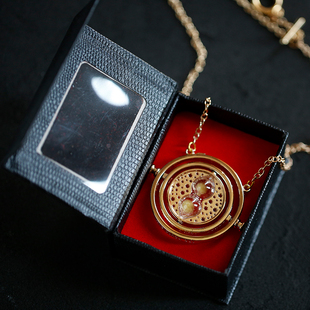 哈利波特周边魂器赫敏时光时间转换器沙漏项链精工版 礼盒生日礼物