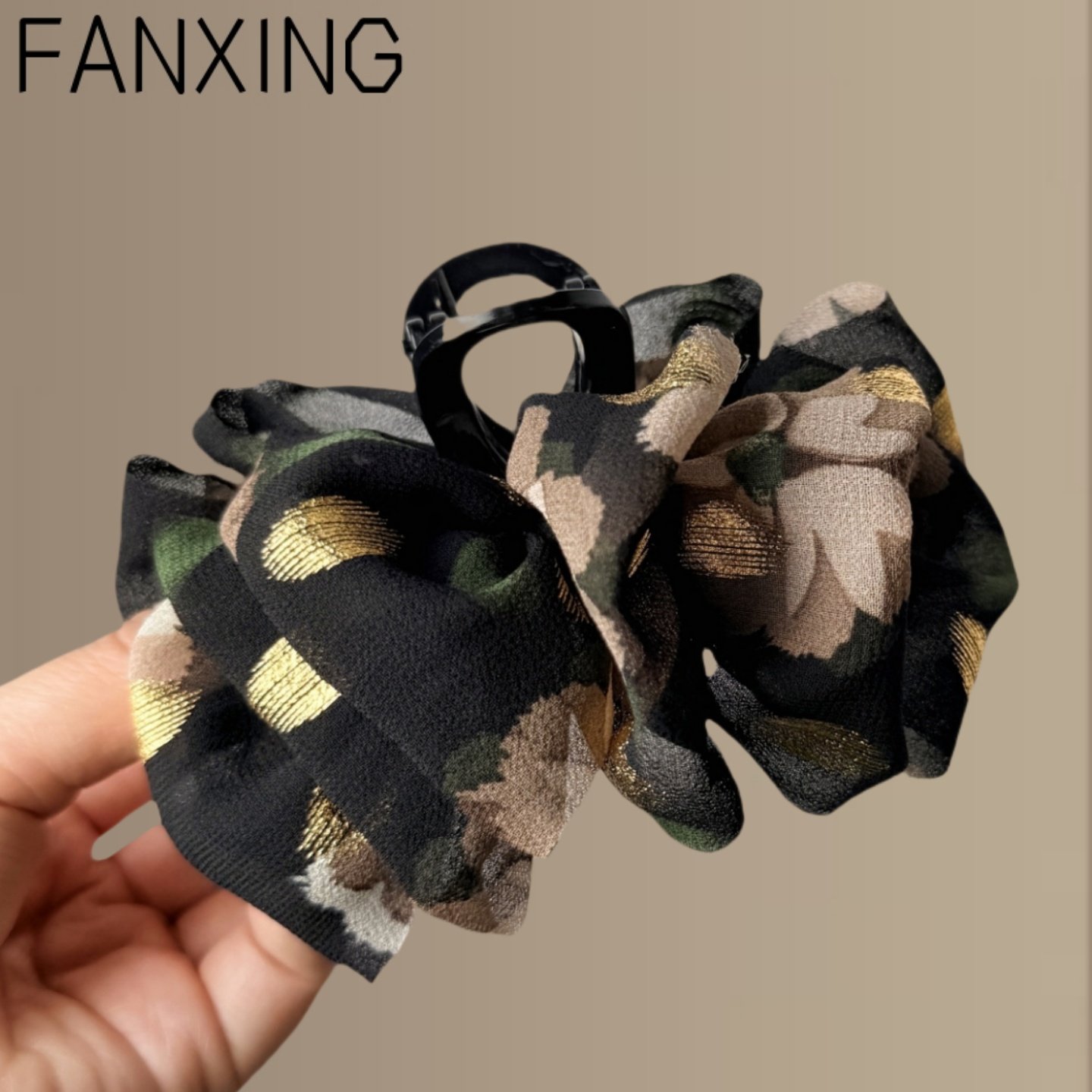 碎花优雅气质抓2025夹新款发饰复古风法式发夹后脑勺,户外/登山/野营/旅行用品,旅行发卡,淘宝优惠券,粉丝福利购,淘宝优惠卷