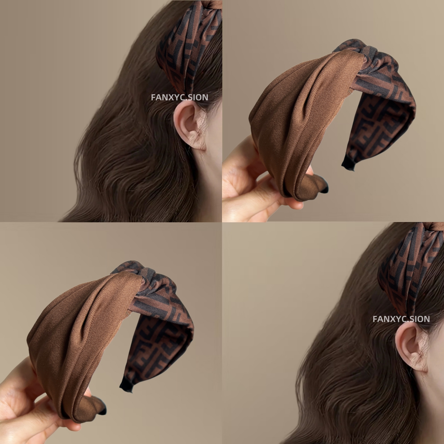 简约大牌风发箍女百搭外出气质韩国网红2025年新款发带压发宽头箍