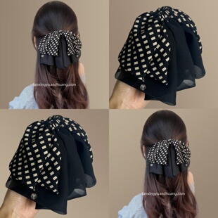 【浮图】韩系小方块马尾夹半扎发夹时尚个性抓夹显发量旅行发卡