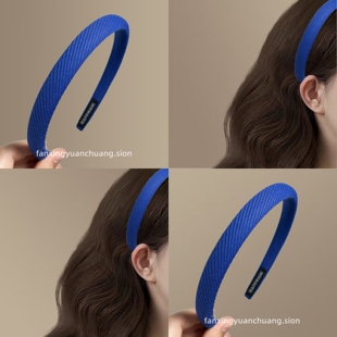 【蓝调时光】克莱因蓝发箍百搭头箍高级感旅行发卡网红法式复古