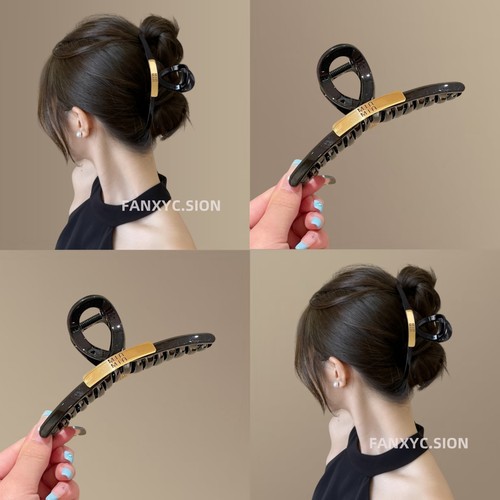 字母标抓夹超大号发量多发夹高级