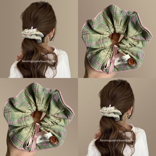 【春日绯歌】可爱蝴蝶结精致发圈优雅气质头绳温柔发绳旅行发卡