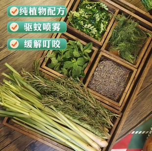 植物精油驱蚊纯露水喷雾香茅孕可防蚊肿痒肿儿童叮咬无酒精花露水