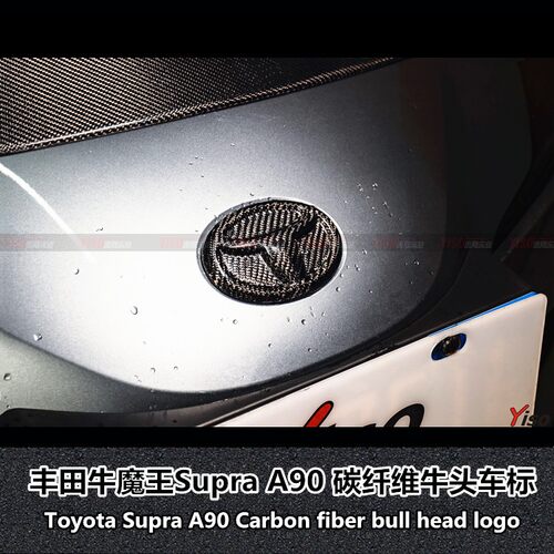 GRSUPRAA90碳纤维车标中网