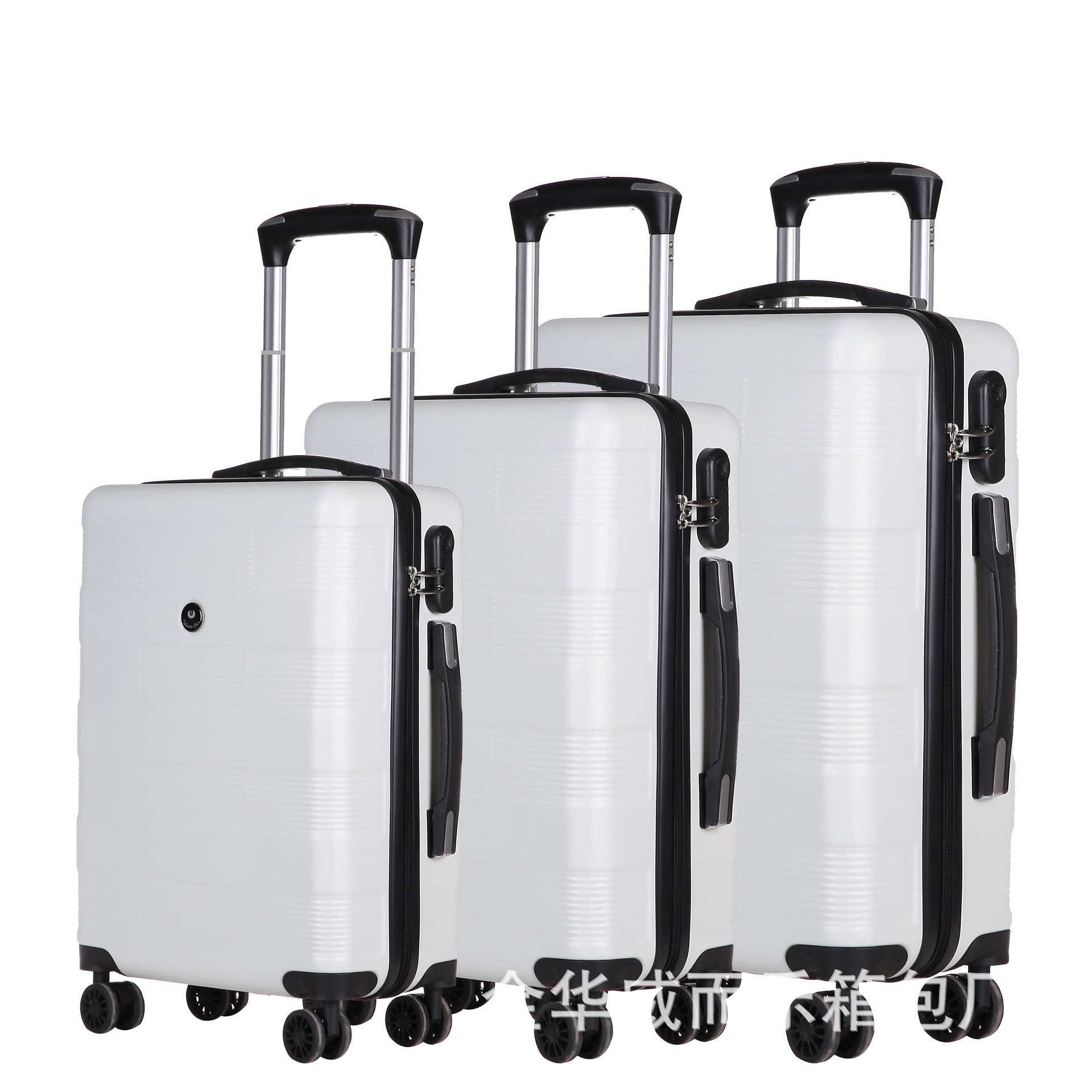 新品时尚旅行箱批发PC+ABS材质拉杆箱20寸24寸28寸三件套行李箱