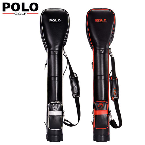 Polo正品 新款 高尔夫球杆包 枪包 golf球袋 劳克伦PU包