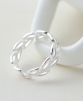 镂空树叶韩版橄榄枝拼接戒指包邮