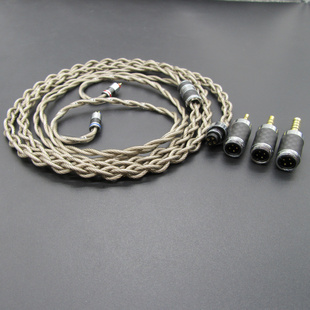 三合一3.5mm2.5mm4.4mm耳机升级线 0.78pin水月雨兰竹 单晶铜镀银