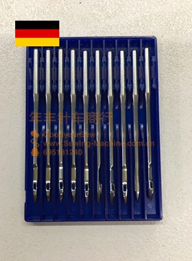 德国SCHMETZ蓝狮牌134-35VR 菱形右倾斜切皮革刀针同步车箱包机针