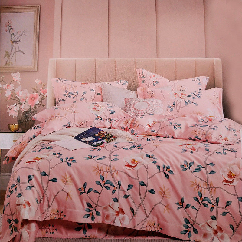 新品双面天丝印花单件被套单人双人冰丝被罩柔软丝滑亲肤可定制