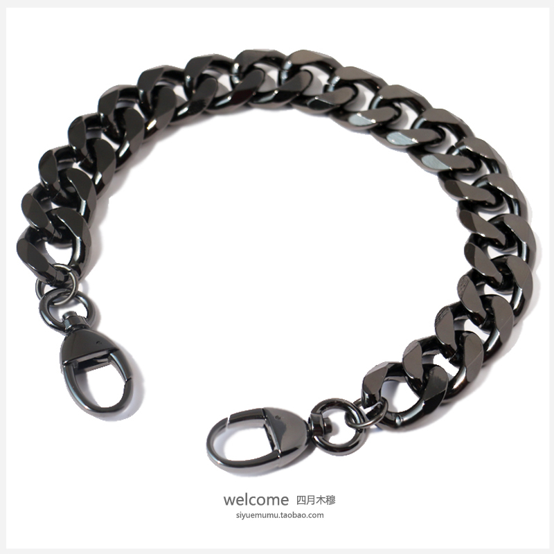 切边枪黑色金属提手包包装饰链