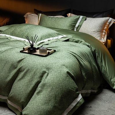 100支长绒棉亲肤裸睡床单被套