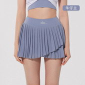alosco运动百褶裙羽毛球运动短裙 跑步瑜伽透气防走光网球裙户外