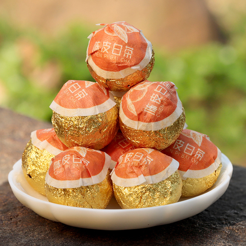 龙珠福鼎老白茶寿眉贡眉茶叶绿茶正宗年份老茶圆球Y特色产区白茶