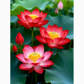 厨房荷花净秽卫生间装 饰画客厅画玄关画莲花墙画带背胶自粘贴画