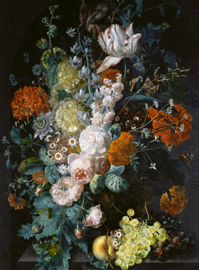 玄关水果欧美油画静物花卉