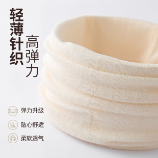 夏季轻薄棉纱套头围脖男女高弹力护颈脖子防晒遮阳空调房脖套丝巾