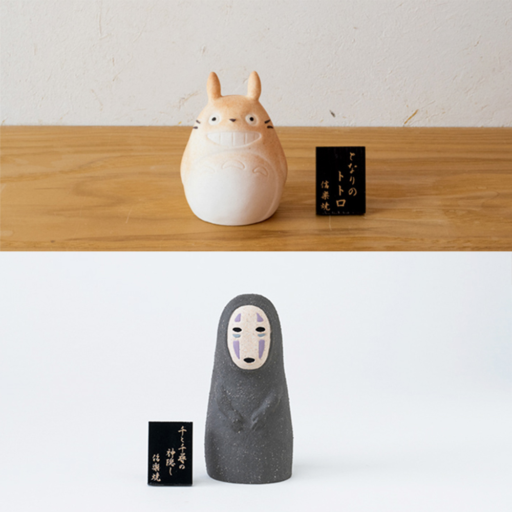 正品日本吉卜力龙猫无脸男摆件