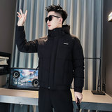 F224-P138控178社会小伙立领棉衣外套潮流修身棉服男黑1，男装棉衣，电商A346