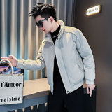 F218-P138 控188 社会小伙立领棉衣外套潮流修身棉服男 白1,男装棉衣,电商A346,电商基地 F218-P138 控188 社会小伙立领棉衣外套潮流修身棉服男 白1,男装棉衣,电商A346,电商基地