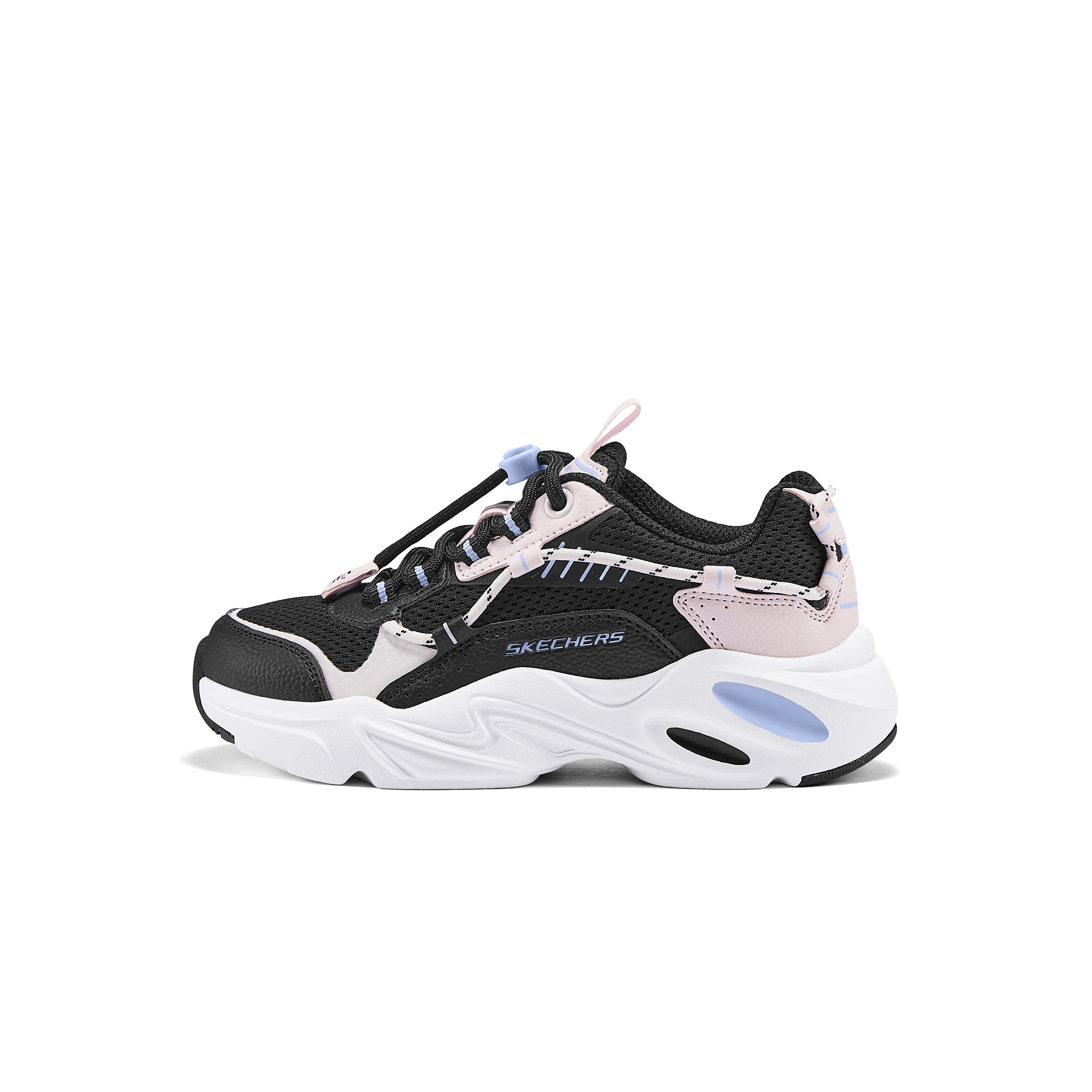 Skechers斯凯奇新款女童时尚百搭轻质柔软透气休闲老爹鞋319073L