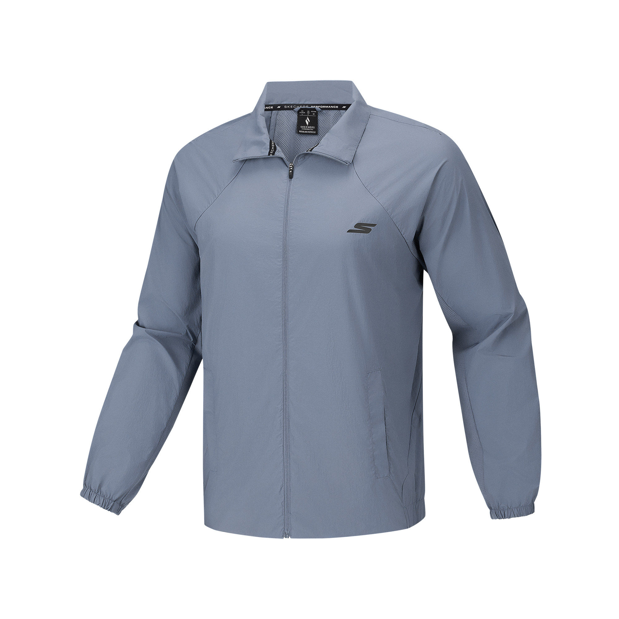 Skechers斯凯奇新款男子春夏季防晒服舒适百搭梭织外套P226M004