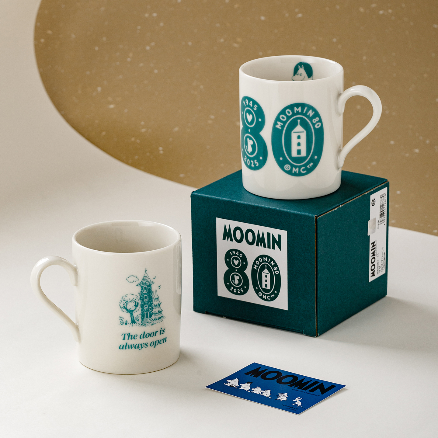 Moomin陶瓷80周年纪念版马克杯