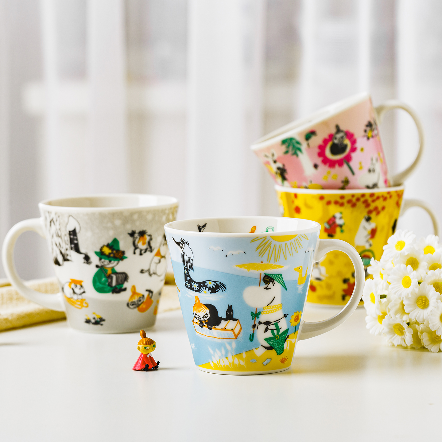 姆明Moomin日本进口陶瓷马克杯