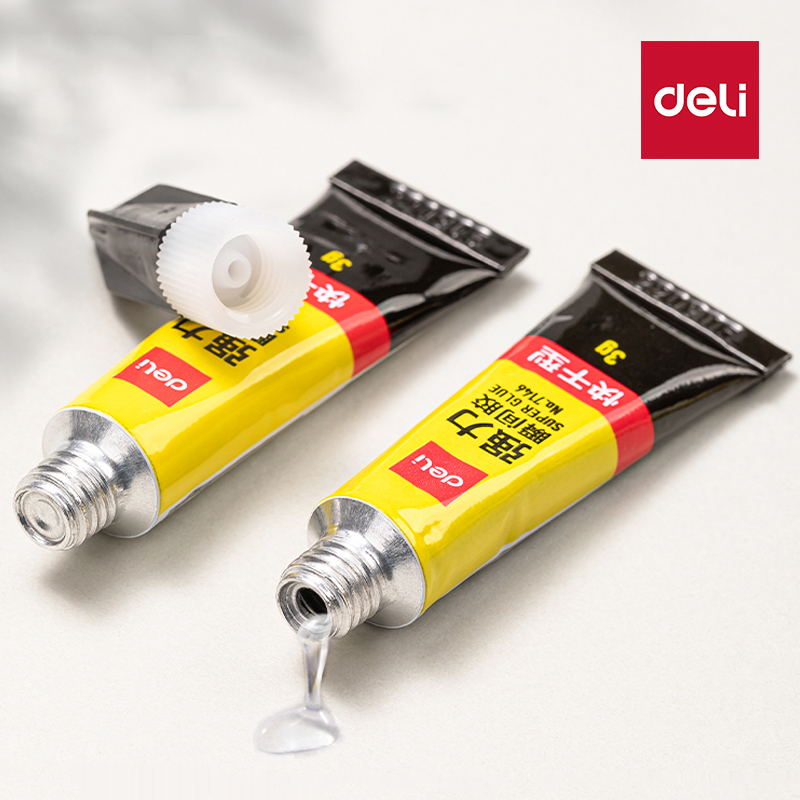 得力7146强力胶水502正品快速粘贴液体胶水瞬间胶可粘塑料金属玻璃陶瓷木用补鞋胶粘鞋子专用胶包邮多支装