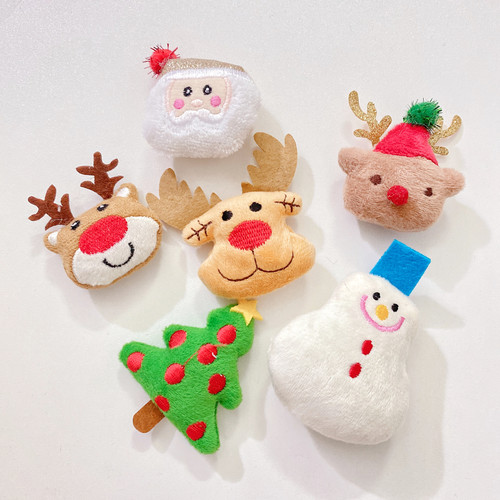 圣诞节diy小公仔配件别针
