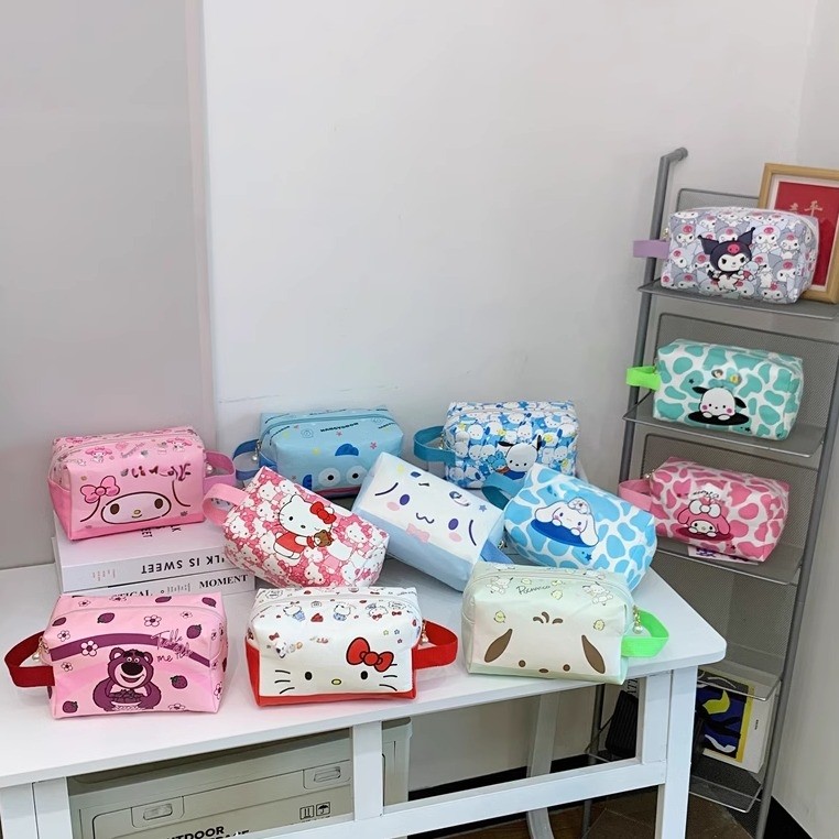 2024新款卡通大容量学生化妆包手提立体化妆瓶收纳袋旅行洗漱包小,箱包皮具/热销女包/男包,手拿包,淘宝优惠券,粉丝福利购,淘宝优惠卷