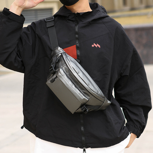 2026新品 腰包骑行运动斜挎包胸包多功能轻便单肩包包休闲潮流 男士