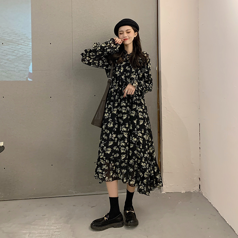 #Real price: French Ruffle Floral Dress