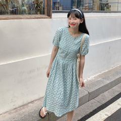 French first love soft style dress women's summer