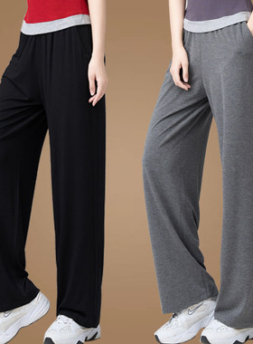 时尚运动裤子40岁健身操50岁妈妈夏季广场舞长裤35岁瑜伽松紧裤子