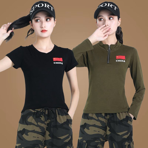 夏季新款广场舞水兵舞蹈服装