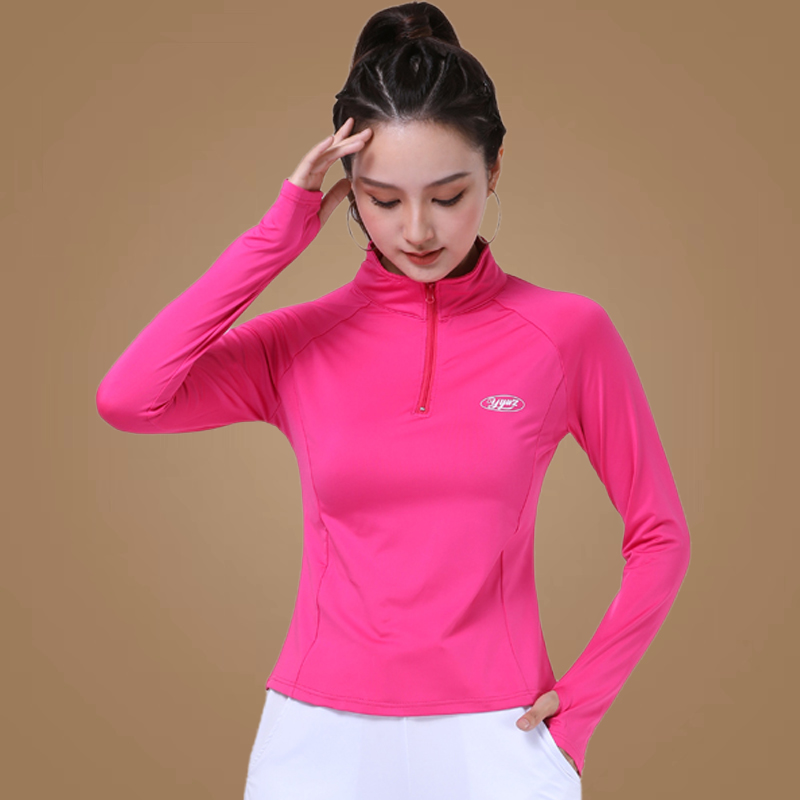 广场舞运动健身衣跑步长袖瑜伽服