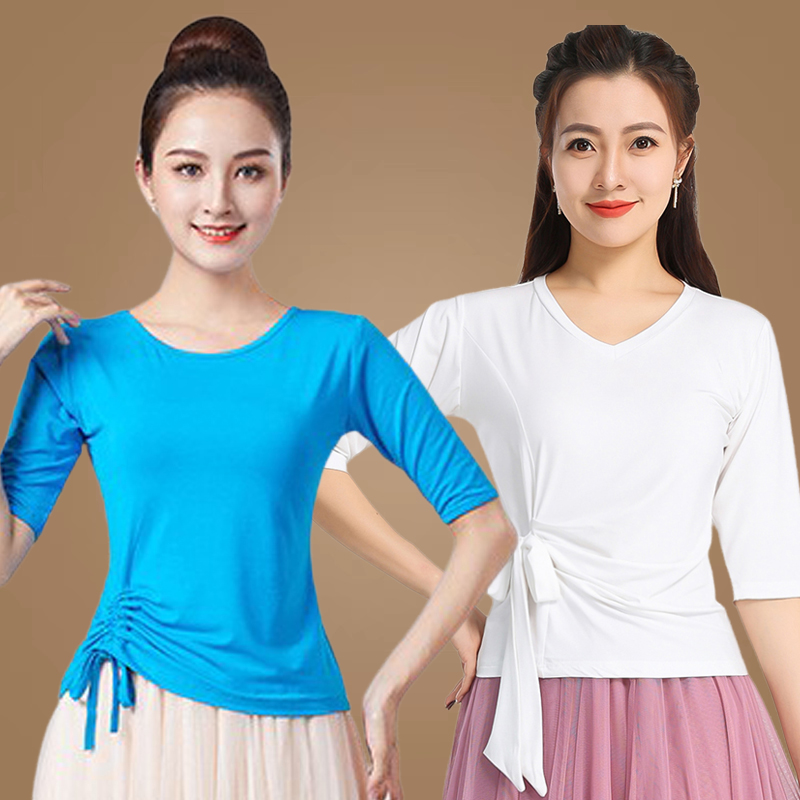 时尚显瘦舞蹈衣服夏季广场舞服装