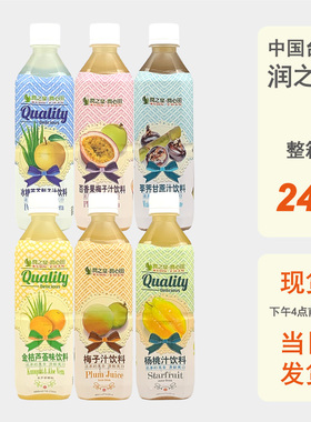 整箱批发台湾润之泉润心田百香果梅子汁杨桃冰糖雪梨金桔芦荟饮料