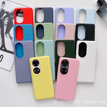 适用华为荣耀80手机壳60液态硅胶100Pro简约ANP纯色ANN-AN00全包Pura70Pro+/P50套GT/nova8直屏版7/11/12/90