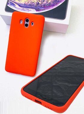 适用华为Mate10手机壳P30液态硅胶mate40全包P20Pro纯色四包P50e抹茶绿P40pro简约mate50e保护套mate40pro+套