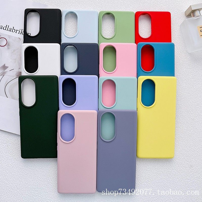 适用华为荣耀70手机壳90Pro液态硅胶80全包Honor 60Pro/100Pro+/200纯色80Pro直屏版GT/300/400Pro/50套ultra