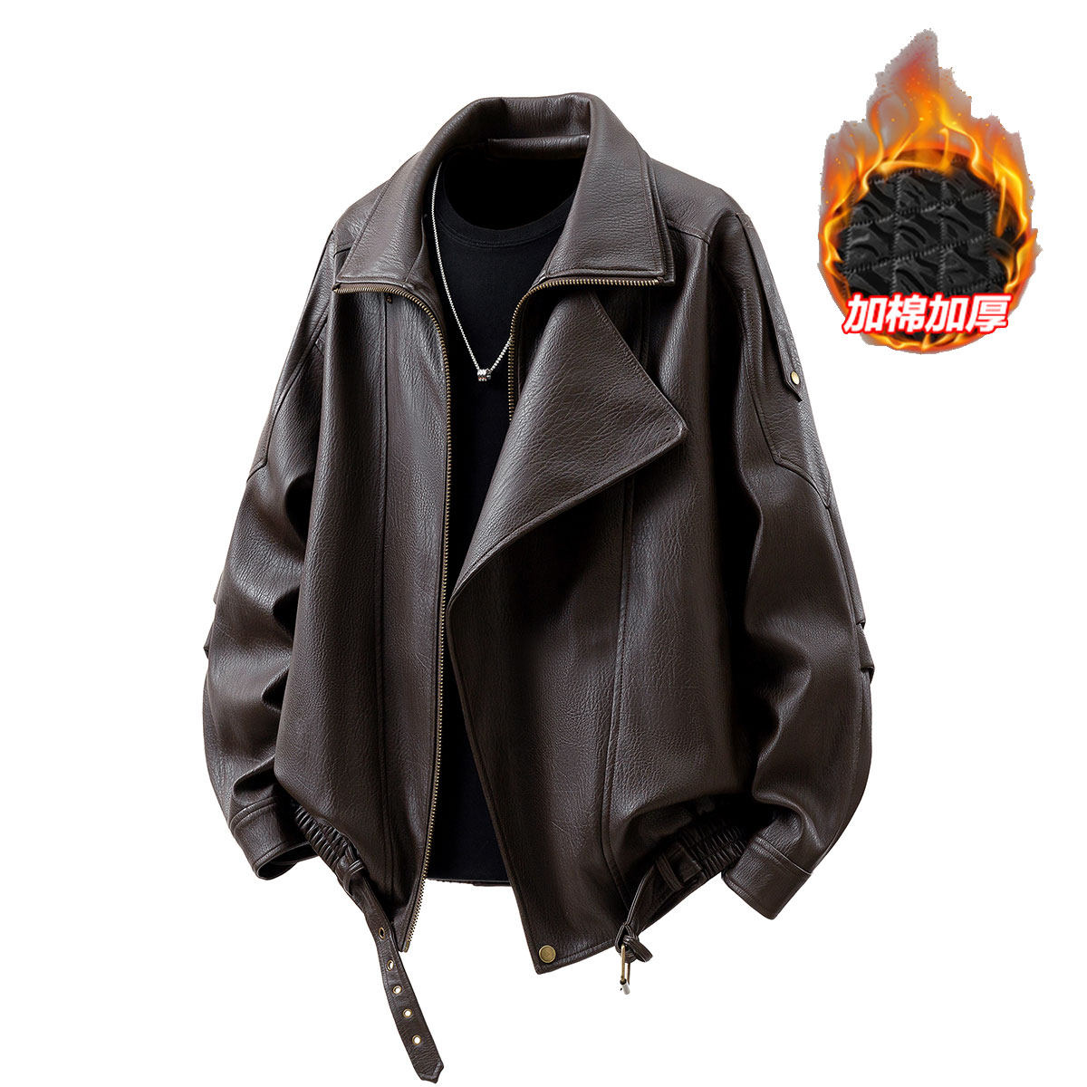 2025秋冬新款男士加棉痞帅外套