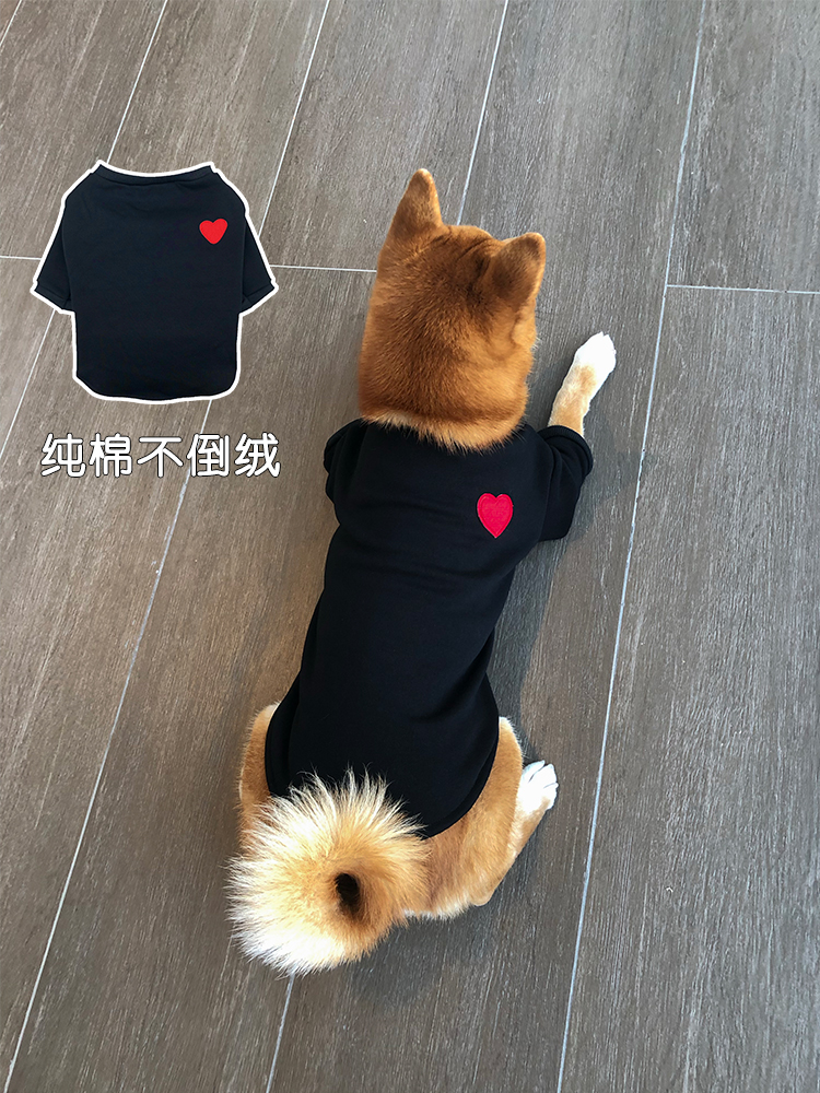 狗狗加绒衣服春装中小型犬比熊泰迪暖棉衣雪纳瑞柴犬宠物卫衣外套-封面