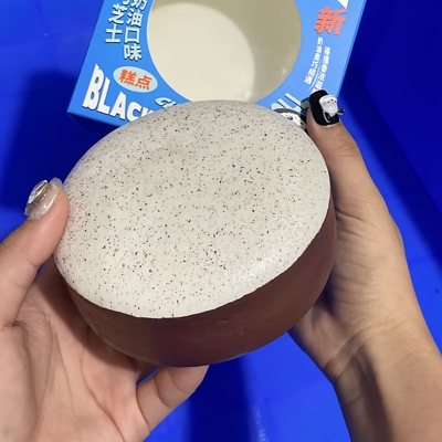 新品hachimi黑白奥巧卷慢回弹粘粘湿软手感上班上课解压玩具香味